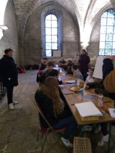 Visite de l’Abbaye de Vaucelles pour nos jeunes du collège Sainte Anne de Sebourg qui effectuent leur retraite de profession de foi ! 1