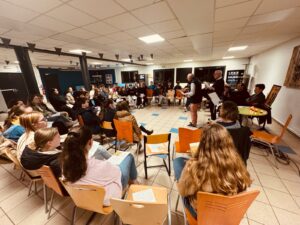 Belle soirée jeudi soir à l’institut d’Anchin de Pecquencourt.