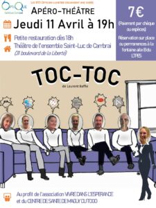 Les BTS Opticien-Lunetier du Lycée Saint Luc de Cambrai propose une soirée Apéro-Théâtre 1