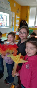 Projet Etwinning et les jeux olympiques à l'école Saint Vincent de Paul de Douai.