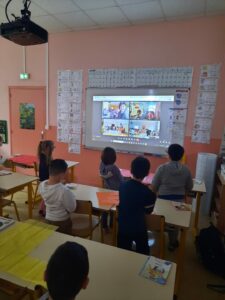 Projet Etwinning et les jeux olympiques à l'école Saint Vincent de Paul de Douai. 2