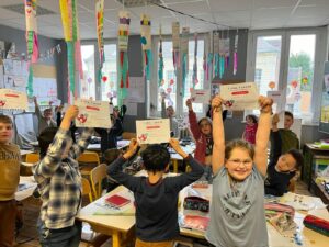 Semaine des mathématiques pour les ce1, ce2 et cm1 de l'école Marie-Immaculée de Valenciennes