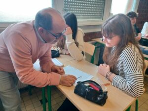 Une belle rencontre pour les 1ère STAV de l'Institut d'Anchin - Pecquencourt 1