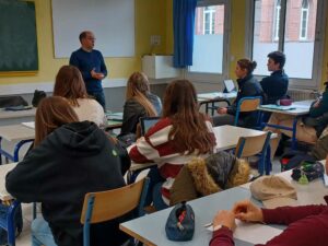 Une belle rencontre pour les 1ère STAV de l'Institut d'Anchin - Pecquencourt 5