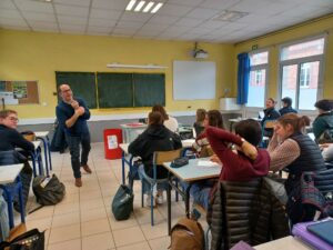 Une belle rencontre pour les 1ère STAV de l'Institut d'Anchin - Pecquencourt 6