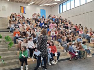 Célébration de Pâques chez les élèves de cycle 3 de' l'école Notre Dame de la Renaissance de Somain. 3