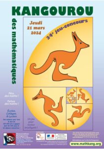 Concours de Mathématiques KANGOUROU (KOALA pour les CP et les CE1) pour les élèves de l'école Sainte Anne de Sebourg 5