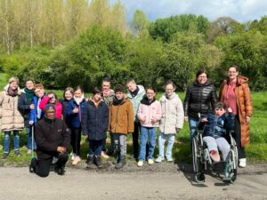 Le 17 avril, les élèves de l'école Marie-Immaculée de Valenciennes se sont préparés au sacrement de l'Eucharistie. 2