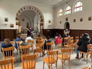 Le 17 avril, les élèves de l'école Marie-Immaculée de Valenciennes se sont préparés au sacrement de l'Eucharistie. 6