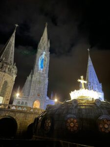 Les pèlerins de l'ensemble Saint Luc de Cambrai et La Sagesse Valenciennes sont bien arrivés à Lourdes. 20
