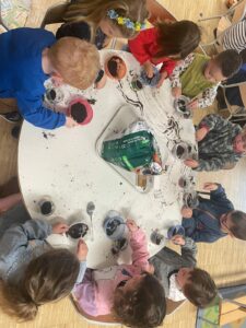 Journée plantation pour les élèves de la classe de TPS/PS de l'école Notre Dame de la Renaissance de Somain 9