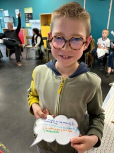Le groupe des CE2 de l'école Notre Dame de la Renaissance de Somain s'est retrouvé pour parler de l'Esprit-Saint. 3